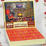 New 24 Boxes Unique Christmas Advent Calendar  2024 Jigsaw Puzzle