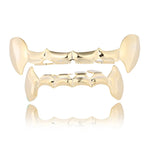 Halloween Prom Gold Silver Teeth Braces Spike Dress Up