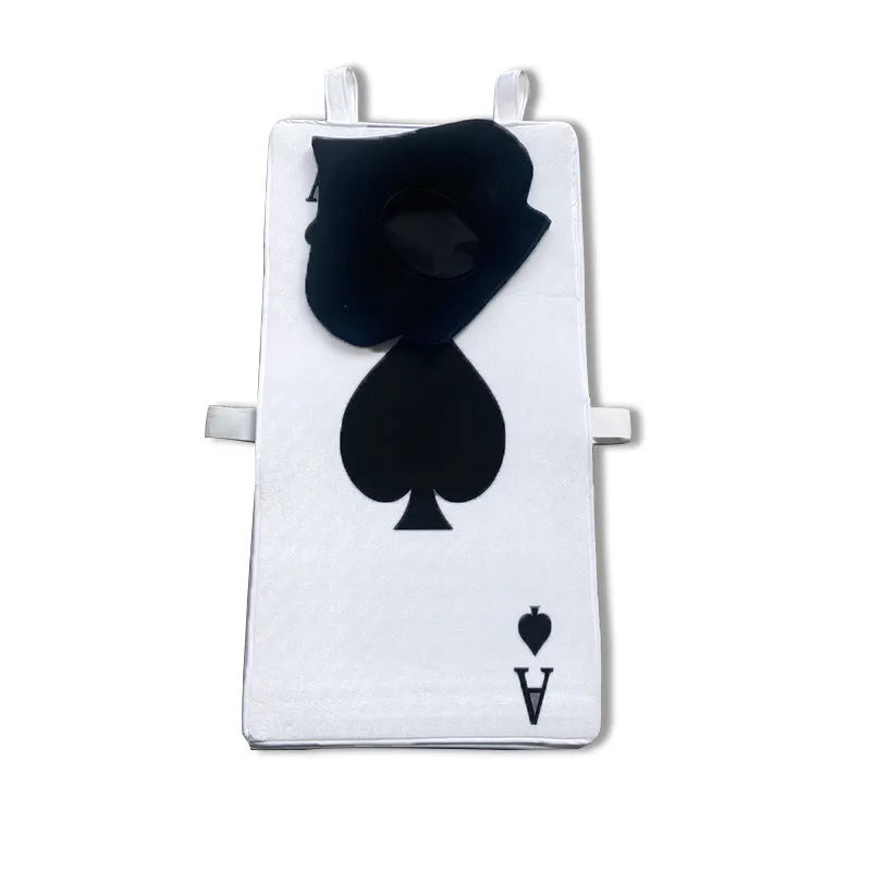 Costume da gioco unisex poker costume da gioco divertente costume da gioco