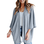 Short Sleeve Waffle Gerson Winter Fleece Women's Cardigan