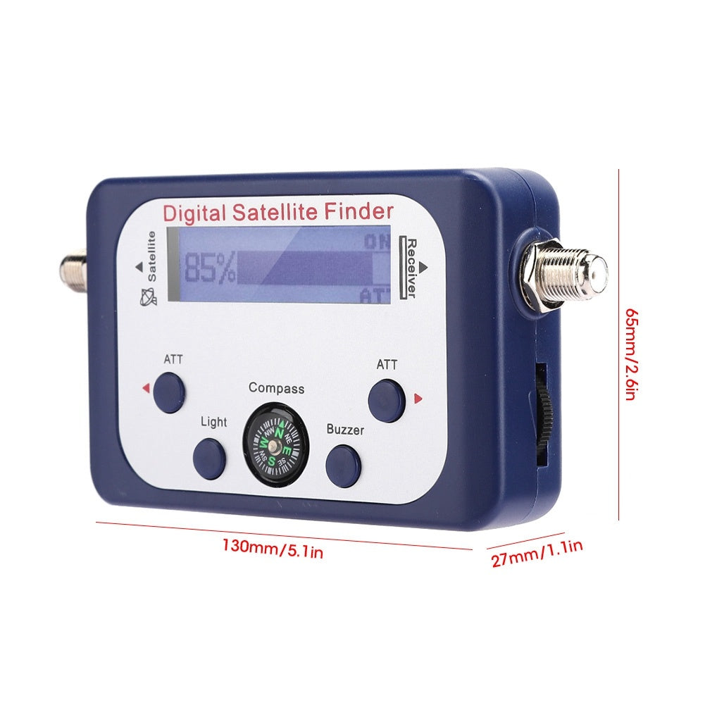 950-2150MHz Portable Digital Satellite Signal Finder Meter with LCD Display Screen