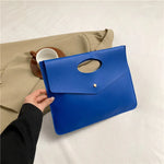 Women's Versatile Handheld Tote Bag With Large Capacity Envelope Handbag