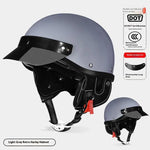 3C Certified Electric Sports Motorcycle Bike Retro Helmet Men And Women - EX-STOCK CANADA