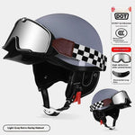 3C Certified Electric Sports Motorcycle Bike Retro Helmet Men And Women - EX-STOCK CANADA