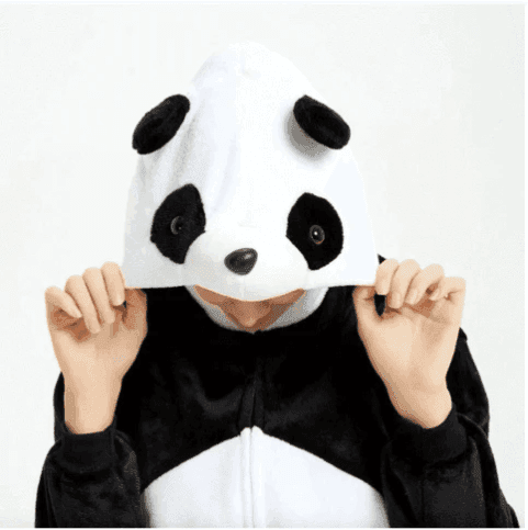 3D panda cartoon pajama girl - EX-STOCK CANADA