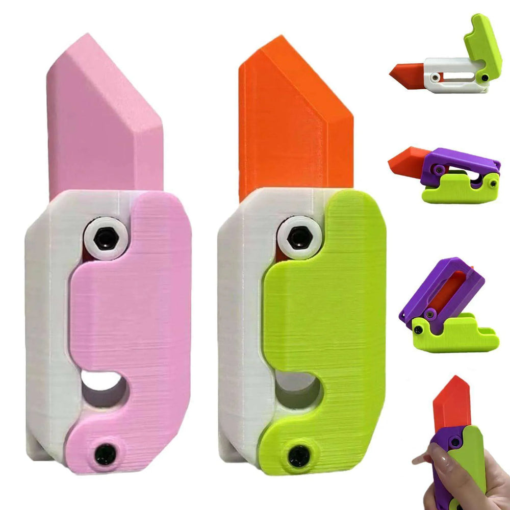 3D Printing Gravity Cub Jumping Small Radish Mini Model Knife - EX-STOCK CANADA