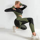 3PCS Yoga Set Seamless Sport Set Women Gym Clothing Leggings Women Crop Top Sports Bra Women Fitness Gym Set Womens Outfits Tracksuit - EX-STOCK CANADA