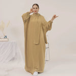 New Muslim Middle East Dubai Turkey Abaya dress Simple Plain Abaya 2024