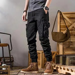 American Workwear Pants Men's Straight Functional Outdoor Tactics Casual Cargo Pants