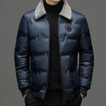 Men's Cotton-padded Slim Fit Zipper Lightweight Winter Puffer Jacket