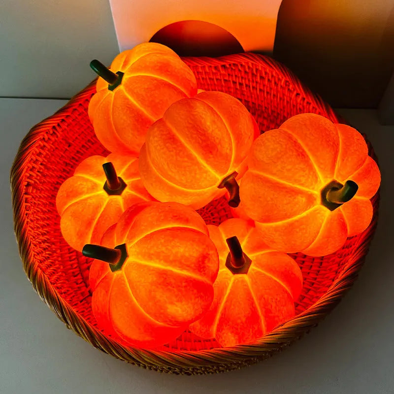 Buy Halloween Pumpkin Decorative Night Light Bedroom Dormitory Creative Bedside Lights Eye Protection Deco Night Lamp