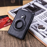 Men's Anti-theft Money clip Wallet leather Card Holder Wallet mens