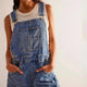 Casual  Loose Denim Overalls Street Jeans Jumper Pant Denim Jumper for Women