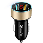 Automobile Smart Digital LED display car charger