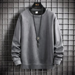 Suede Sweatshirt Men's Spring And Autumn New American Style Pullover