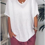 Loose Short Sleeves T-shirt Women Summer Tops