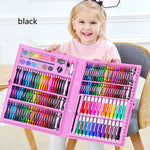 Double Panel Easel Version Watercolor Pen Set Brush Crayon Oil Pastel Children Painting Coloring Drawing Art set.