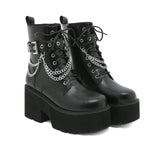 Black  Block heeled  Buckled Ankle boot Dr Martens Boots women