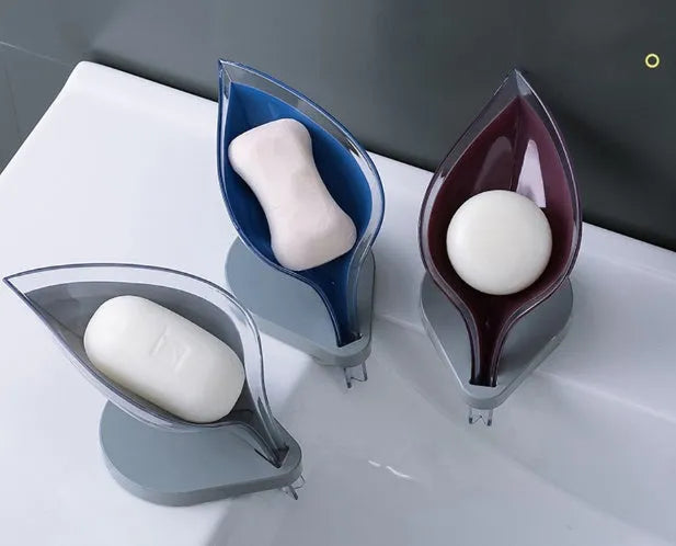 Leaf shaped Suction Soap dish