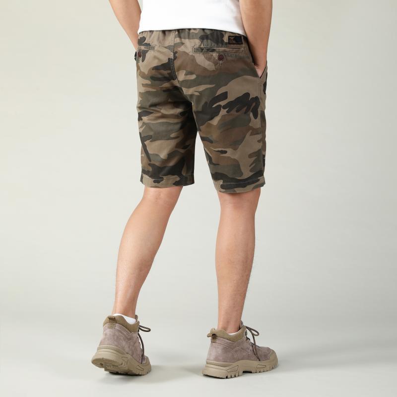 Straight Sports Leisure Five-point Workwear Cotton Camouflage Short Pants