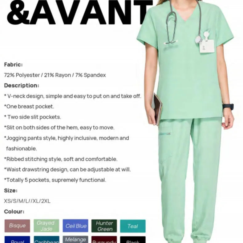 Hospital Uniforme Naturaleza helada Usar trabajo uniforme