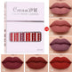 6 Boxes Of Matte Non-stick Cup Waterproof Lipstick Long Lasting Lip Gloss - EX-STOCK CANADA