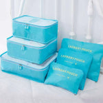 6 Pcs Travel Storage Bag Set For Clothes - EX-STOCK CANADA