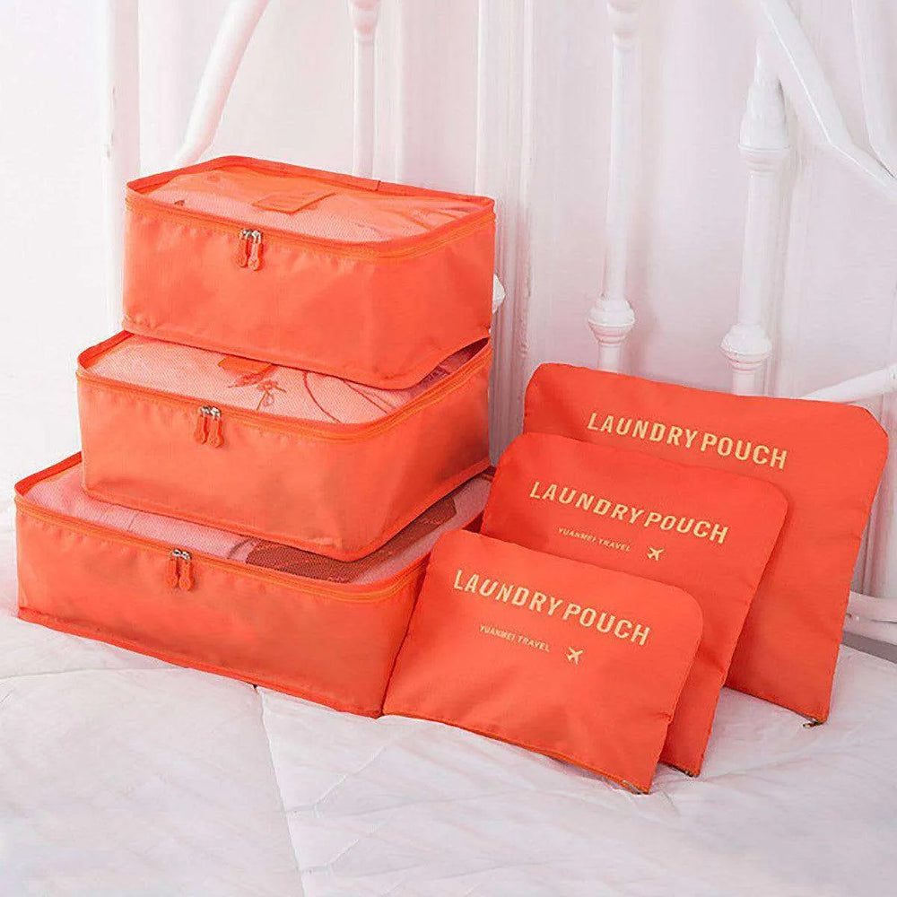 6 Pcs Travel Storage Bag Set For Clothes - EX-STOCK CANADA