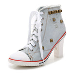 Denim Casual Shoes Canvas Fashion