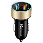 Automobile Smart Digital LED display car charger