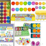 Aprendizaje de bebés juguete educativo Juegos de juguetes de huevo inteligente Juguetes a juego juguetes Montessori Eggs juguetes para niños niños