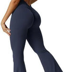 Women Sleeveless Flare Long Pant Yoga Fitness Jumpsuits