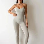 Spaghetti Strap One Piece UNitard Bodysuit Sumpsuit