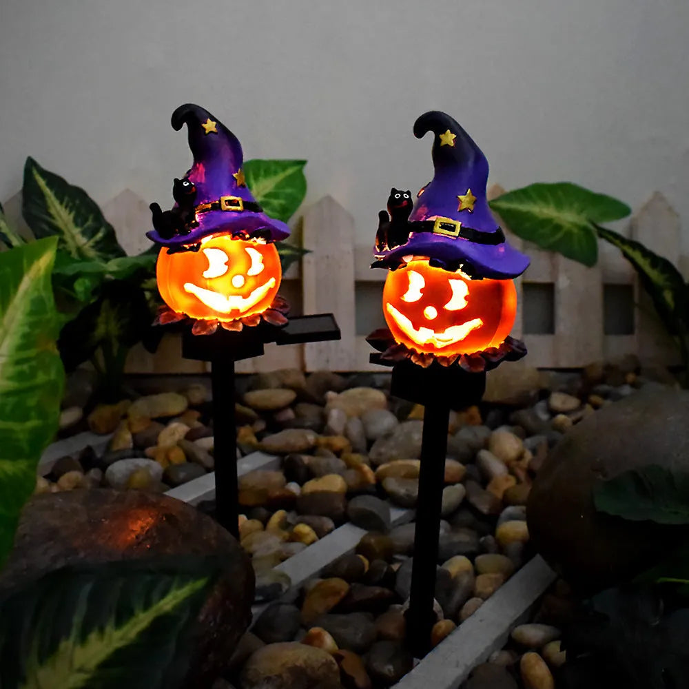 Solar Halloween Outdoor Creative Atmosphere Pumpkin Lamp decoration