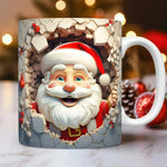 Creative 3D Christmas Ceramics Mug Christmas gift