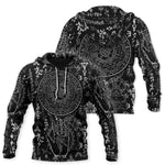 Men's Gothic Printed Street Fashion Classic Hoodie Pullover