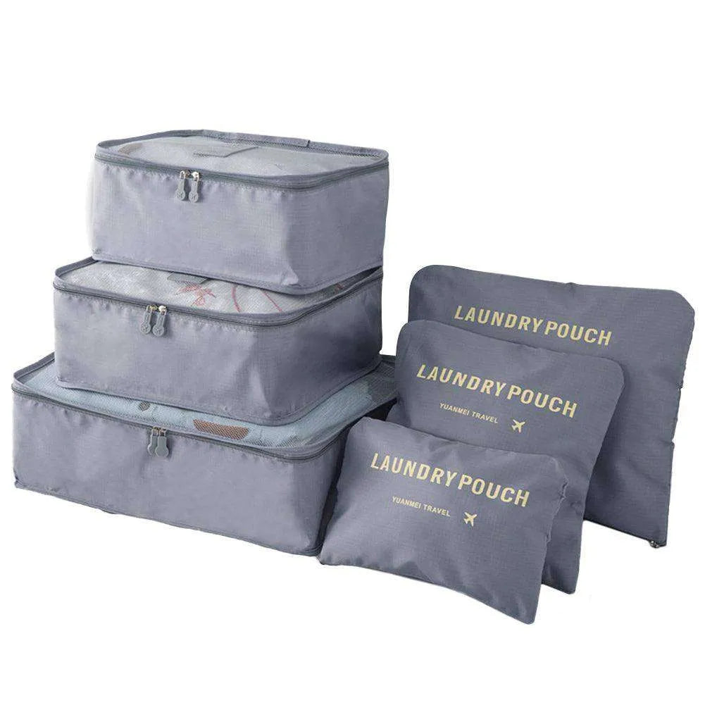 6pcs Cubes Luggage Organizer Compression Bags - EX-STOCK CANADA