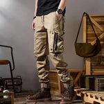 American Workwear Pants Men's Straight Functional Outdoor Tactics Casual Cargo Pants