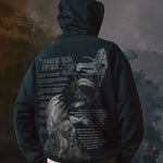 Men's Casual Printed Oversized Hoodie Sweatshirt Hip Pop Streetwear