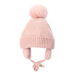 Otoño e invierno el lindo gorro de lana de tejer para niños