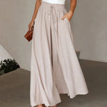 Printed Comfortable Casual Wide-leg Trousers