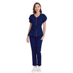 Nurse Lace-up Waist Retraction Surgical Gowns Female Separate Suit Hospital Short Sleeve Brush Hand Clothes Hand Washing Clothes