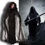 Halloween Costume Witch Cape  Robe Cosplay Uniform