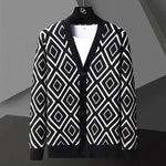 Slim fit  High-end Knitted Cardigan Sweater For Men