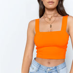 Summer New Fashion Women Crop Top Sexy Sleeveless Tank Tops