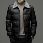 Men's Cotton-padded Slim Fit Zipper Lightweight Winter Puffer Jacket