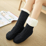 Winter Warm Knitted Plush Floor Socks Home Indoor Non-slip Carpet Socks For Men And Women