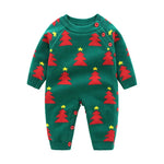 Newborn Baby Clothes Baby Crawling Clothes Thickening Out Baby Harness Christmas Baby Romper Baby Cotton Sleepwear