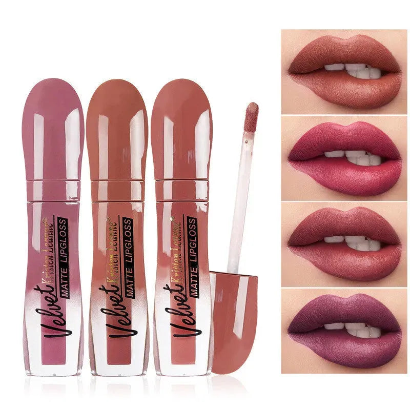 El mejor lápiz labial mate Velvet Matte Lipstick Matte Lip Gloss