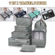 7pc Packing Cubes Luggage Storage Organiser Travel Bags - EX-STOCK CANADA